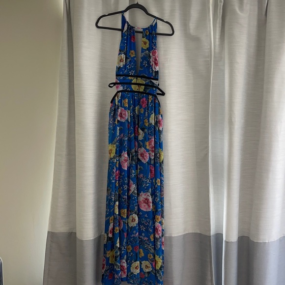 fuchsia maxi dresses Fuchsia Pink Cotton Halter Dress - Maxi Dresses